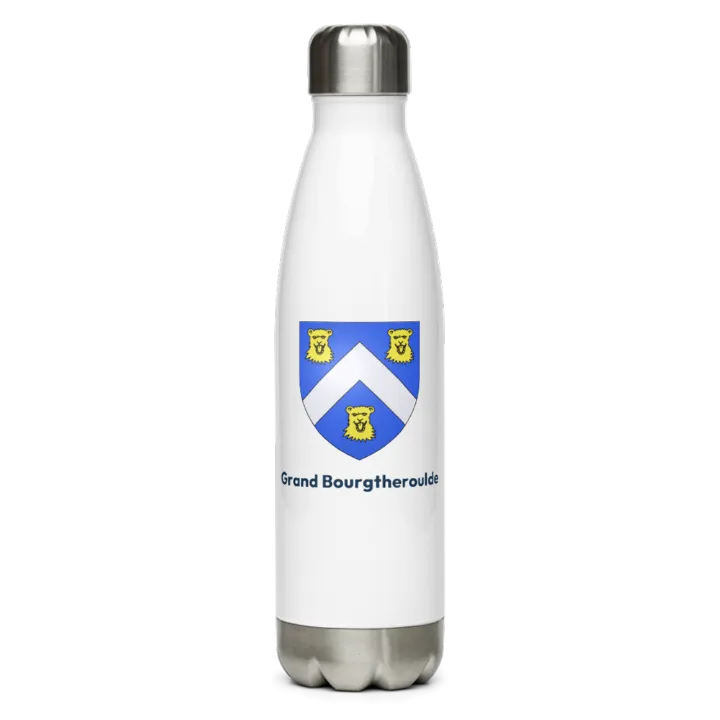 Gourde inox blason de Grand Bourgtheroulde