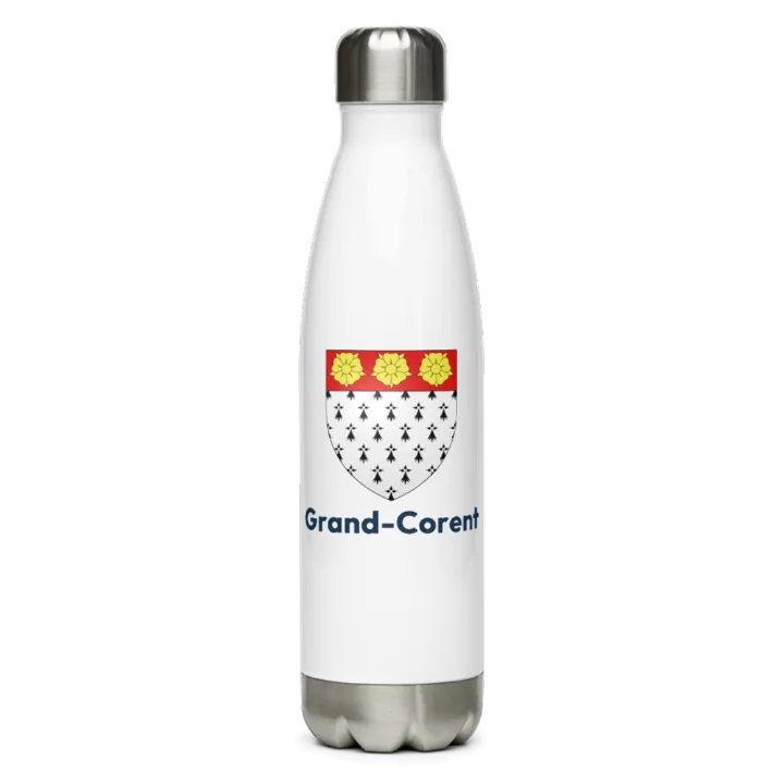 Gourde inox blason de Grand-Corent