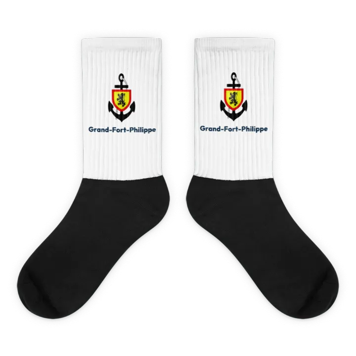 Chaussettes — blason de Grand-Fort-Philippe