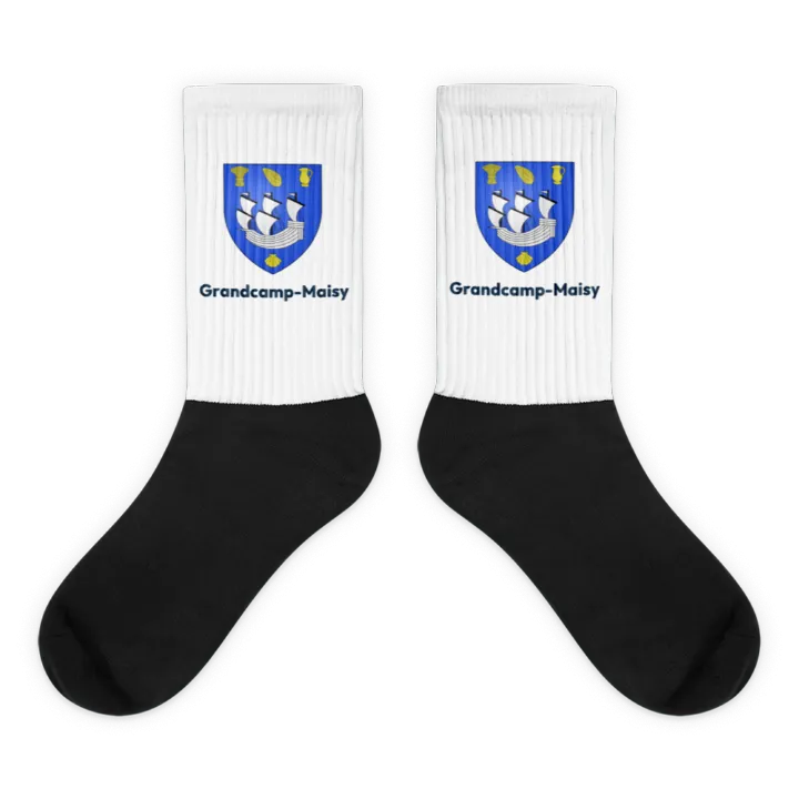 Chaussettes — blason de Grandcamp-Maisy