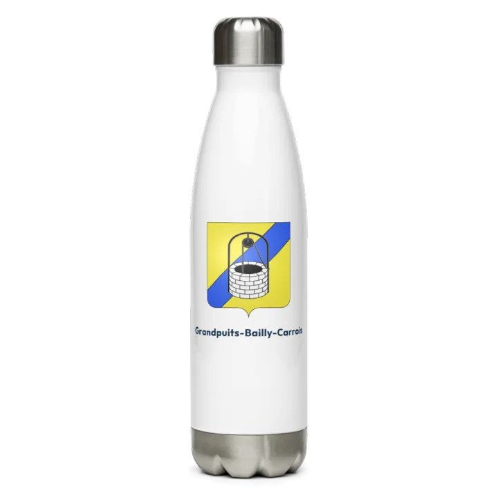 Gourde inox blason de Grandpuits-Bailly-Carrois