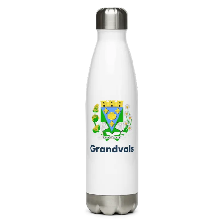 Gourde inox blason de Grandvals