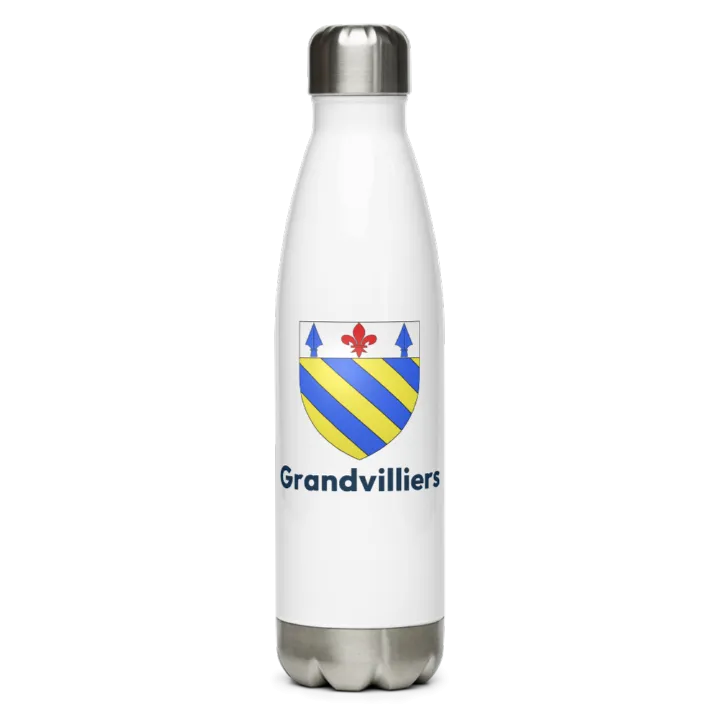 Gourde inox blason de Grandvilliers