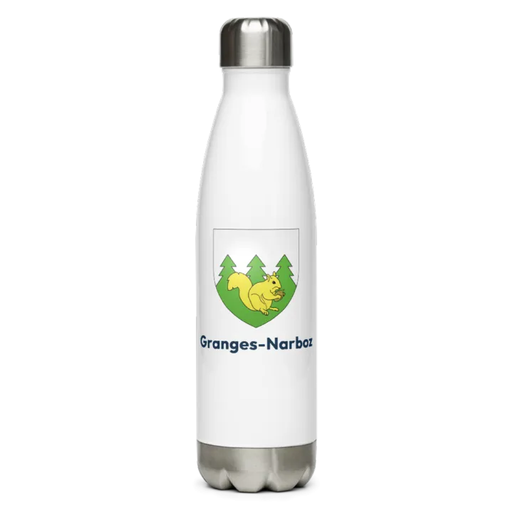 Gourde inox blason de Granges-Narboz