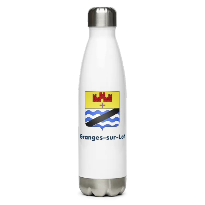 Gourde inox blason de Granges-sur-Lot