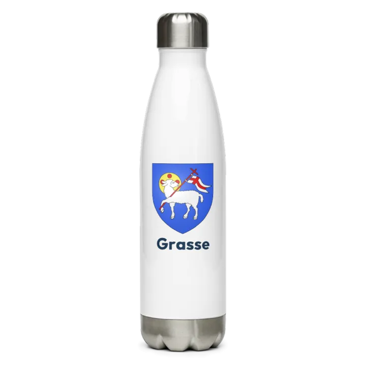 Gourde inox blason de Grasse