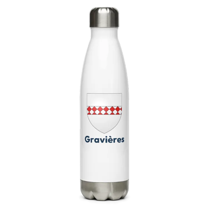 Gourde inox blason de Gravières
