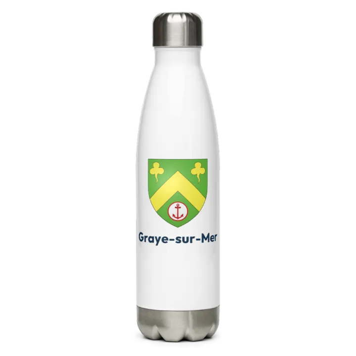Gourde inox blason de Graye-sur-Mer