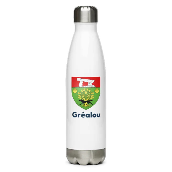 Gourde inox blason de Gréalou