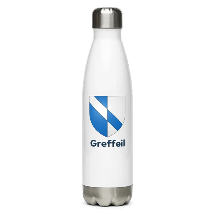 Gourde inox blason de Greffeil