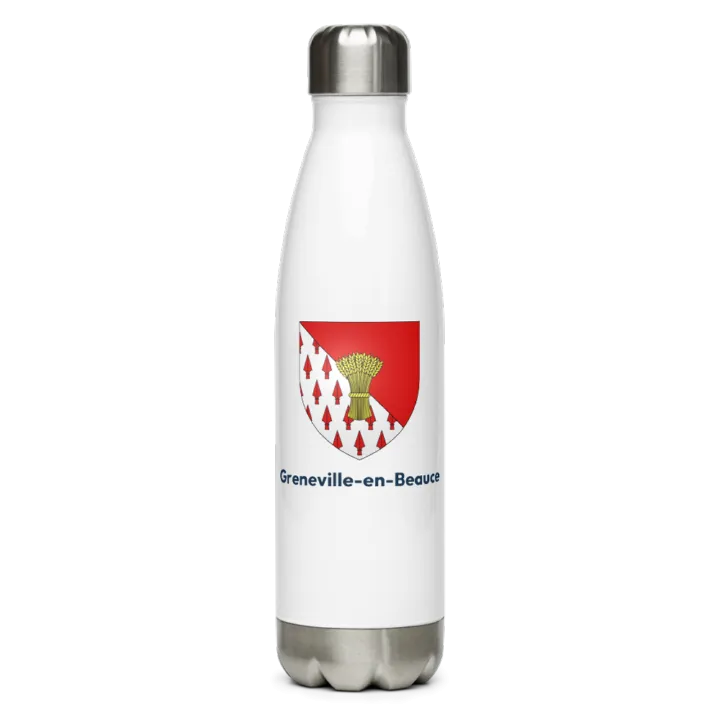 Gourde inox blason de Greneville-en-Beauce