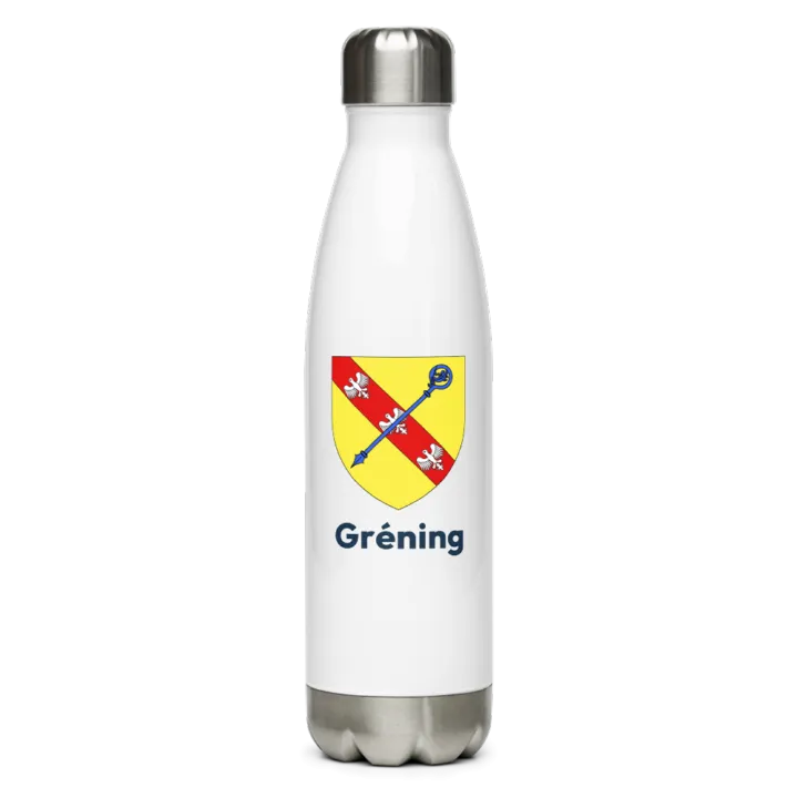 Gourde inox blason de Gréning