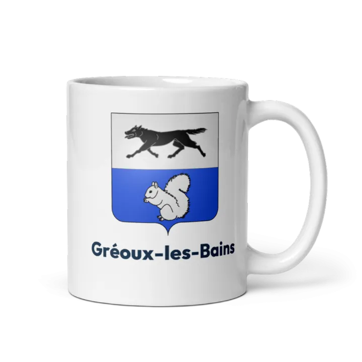 Mug blason de Gréoux-les-Bains