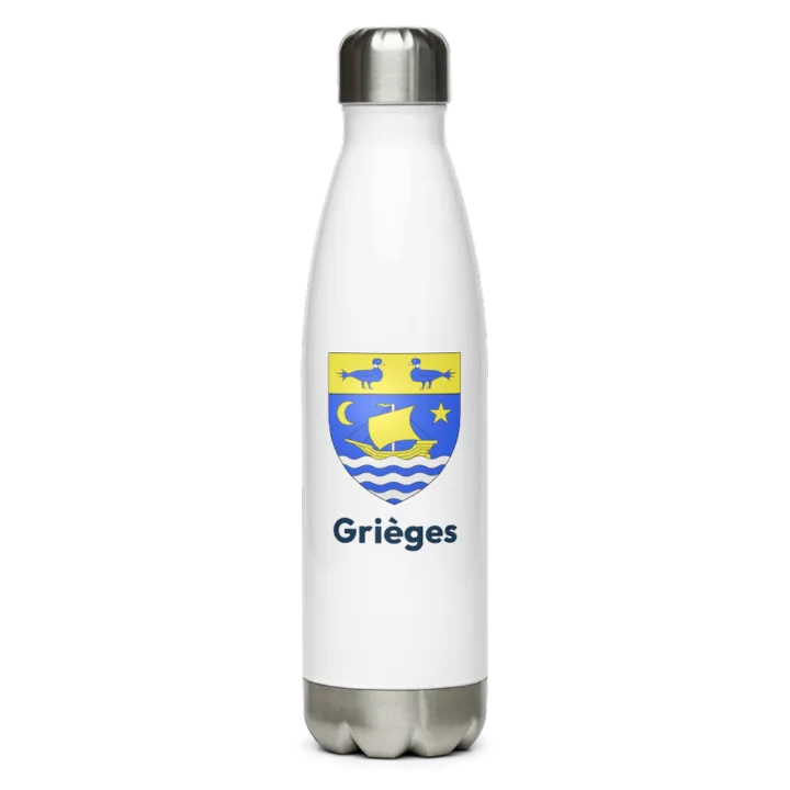 Gourde inox blason de Grièges