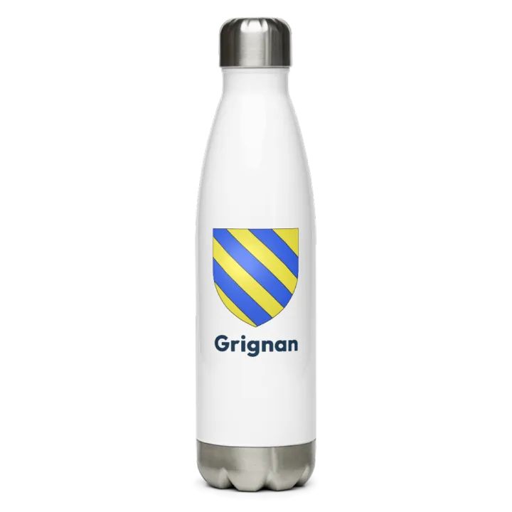 Gourde inox blason de Grignan