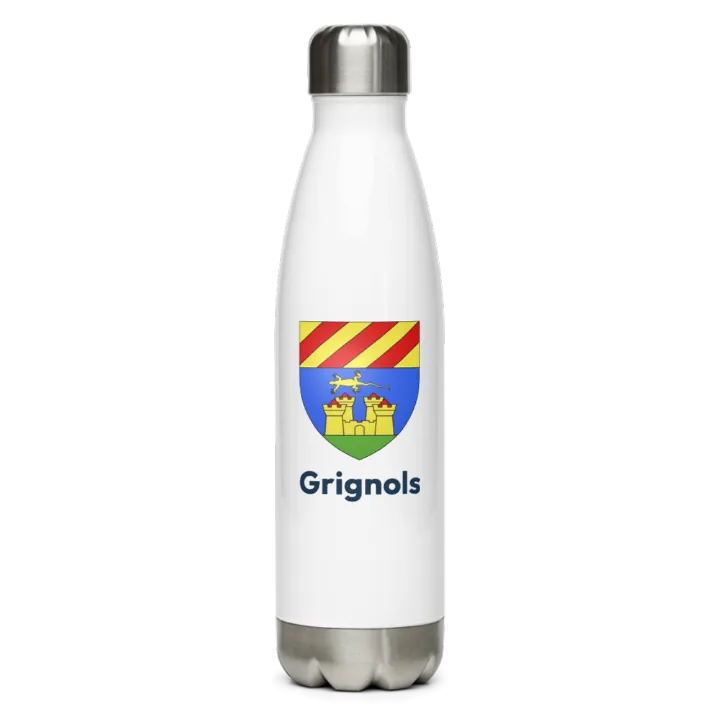 Gourde inox blason de Grignols