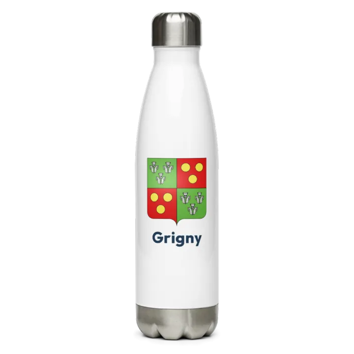 Gourde inox blason de Grigny