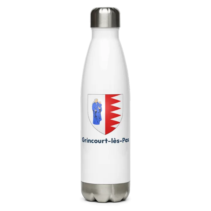Gourde inox blason de Grincourt-lès-Pas