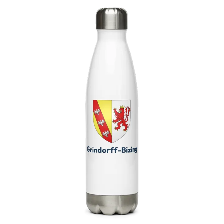 Gourde inox blason de Grindorff-Bizing
