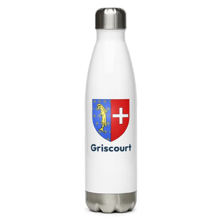 Gourde inox — blason de Griscourt