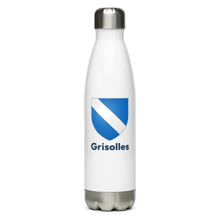 Gourde inox blason de Grisolles