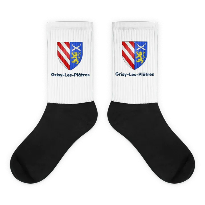 Chaussettes — blason de Grisy-les-Plâtres