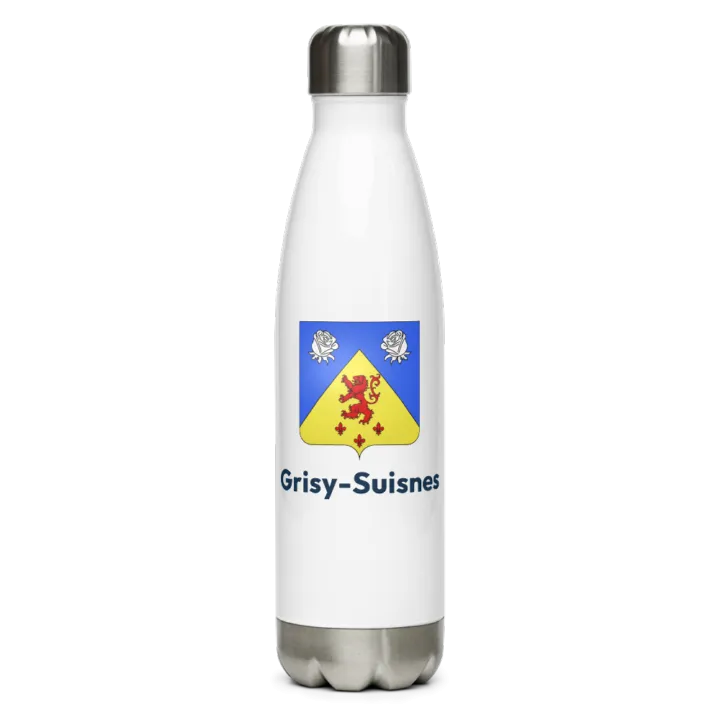 Gourde inox blason de Grisy-Suisnes