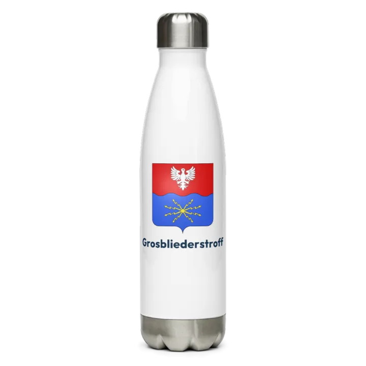 Gourde inox blason de Grosbliederstroff