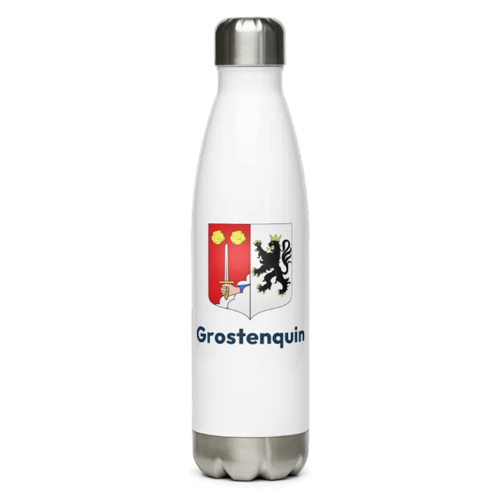 Gourde inox blason de Grostenquin