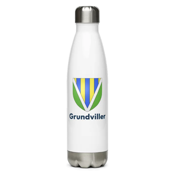 Gourde inox blason de Grundviller
