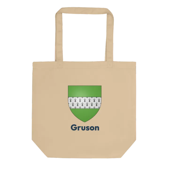 Tote bag coton bio — blason de Gruson