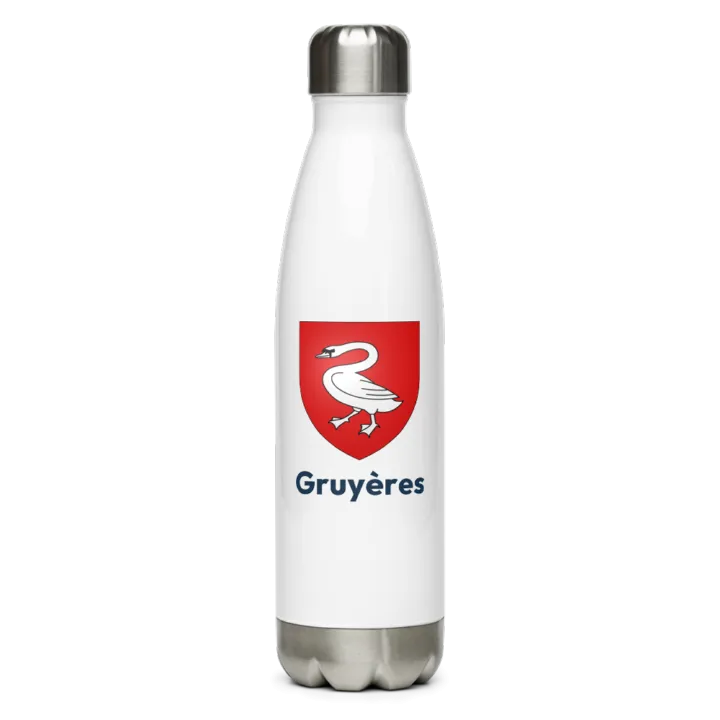Gourde inox blason de Gruyères