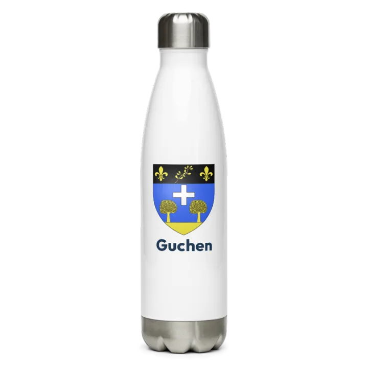 Gourde inox blason de Guchen