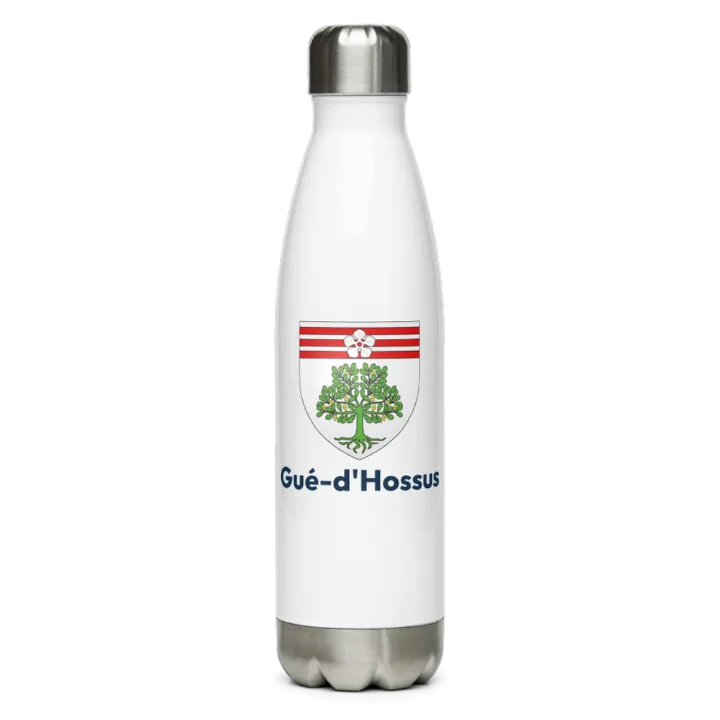 Gourde inox blason de Gué-d'Hossus