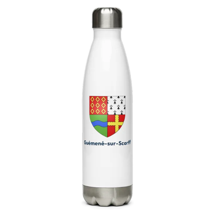 Gourde inox — blason de Guémené-sur-Scorff