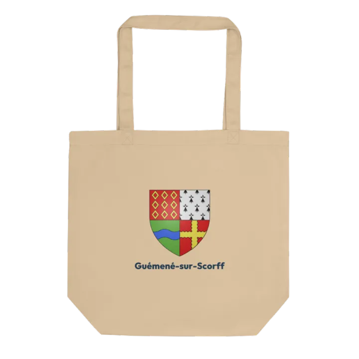 Tote bag coton bio — blason de Guémené-sur-Scorff