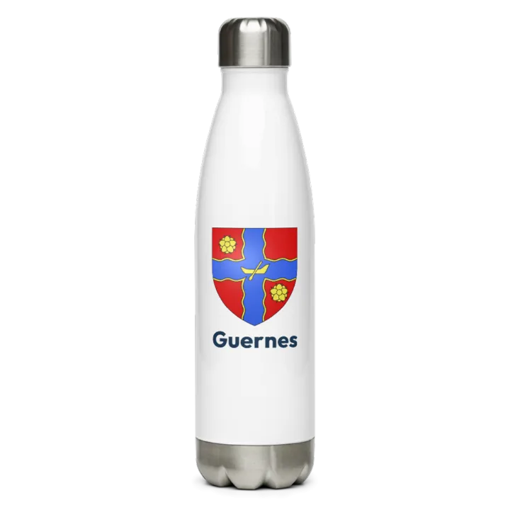 Gourde inox — blason de Guernes