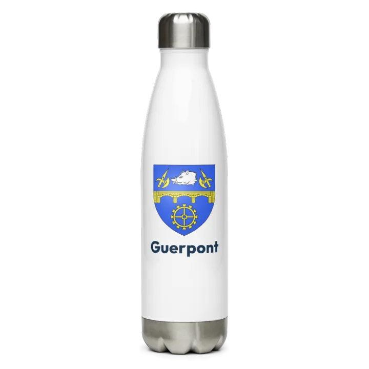 Gourde inox blason de Guerpont