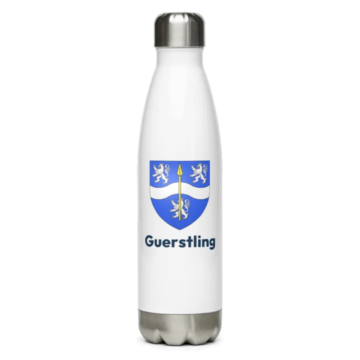 Gourde inox blason de Guerstling