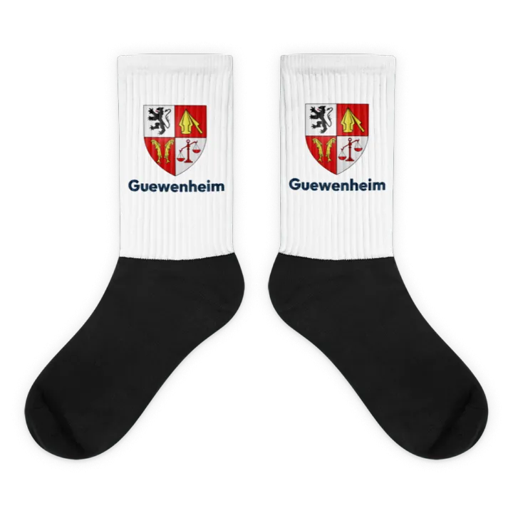 Chaussettes — blason de Guewenheim