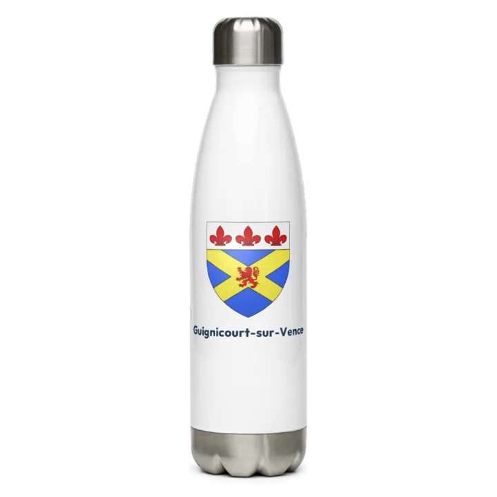 Gourde inox blason de Guignicourt-sur-Vence