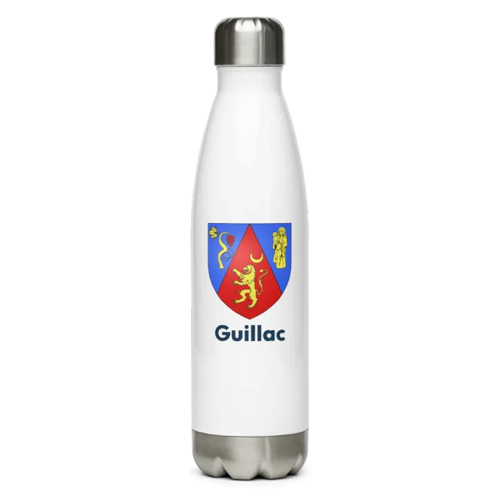 Gourde inox blason de Guillac