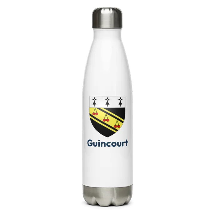 Gourde inox blason de Guincourt