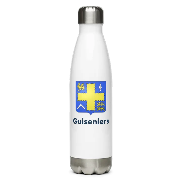 Gourde inox — blason de Guiseniers