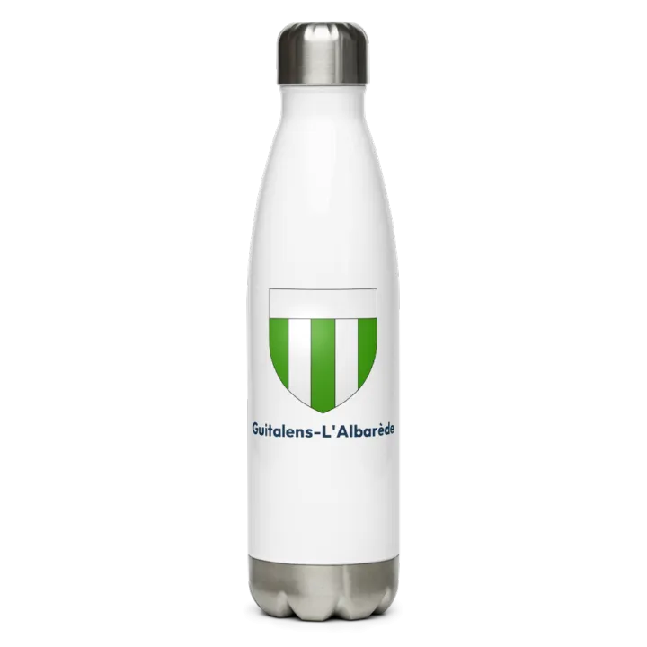 Gourde inox blason de Guitalens-L'Albarède