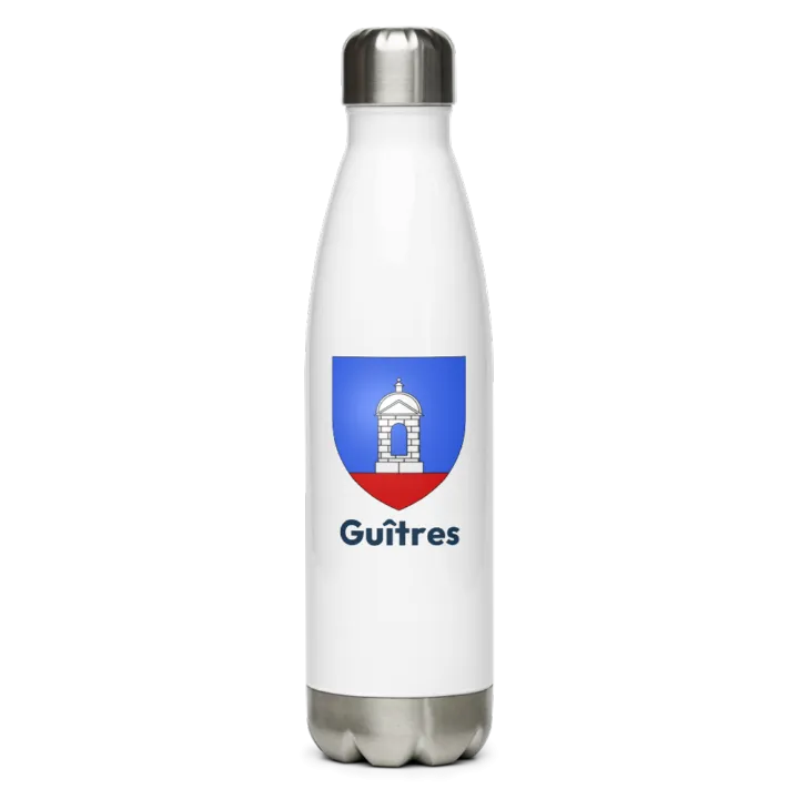Gourde inox blason de Guîtres
