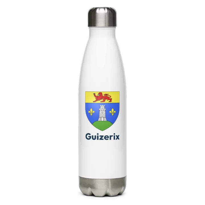 Gourde inox blason de Guizerix