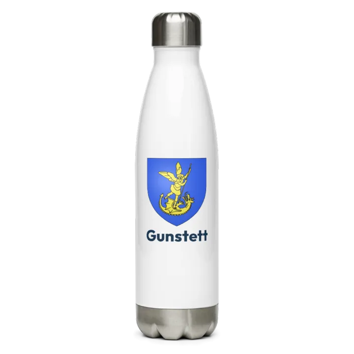 Gourde inox blason de Gunstett