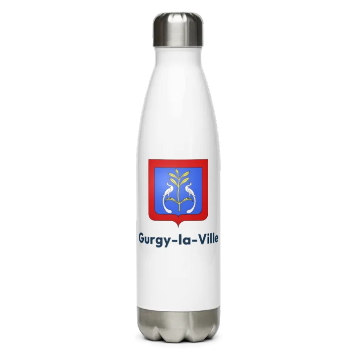 Gourde inox blason de Gurgy-la-Ville