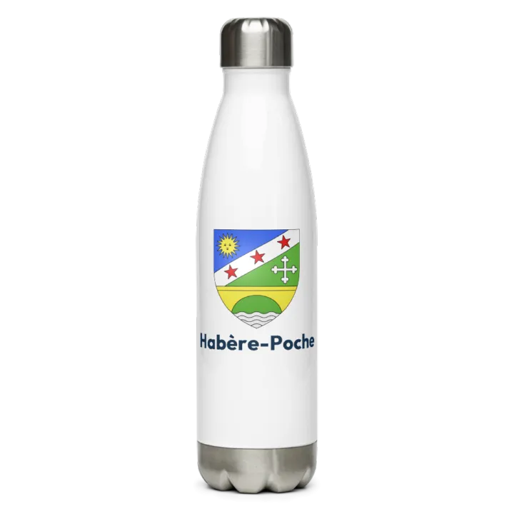 Gourde inox — blason d'Habère-Poche